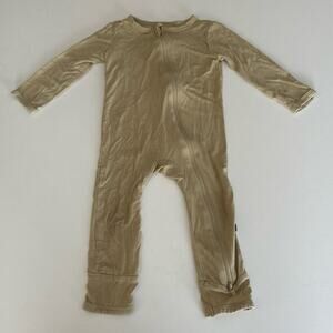 Kyte Baby Wheat Zip Romper